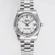 [로렉스] 여성용 데이져스트 178274 플루티드 31mm 오이스터 오토매틱 2236타입 화이트 다이얼 rol5441