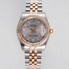 [로렉스] 여성용 데이져스트 178271 플루티드 18k 로즈골드 31mm 쥬빌레 오토매틱 2236타입 실버 다이얼 rol5446