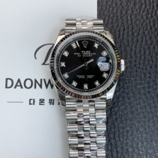 [로렉스] 남성용 신형 데이저스트 36mm II m126234 텐포인트10p 오토매틱 Cal.3235무브먼트 블랙 다이얼 rol5603