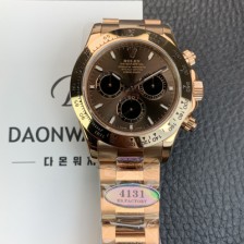 [로렉스] 남성용 신형 코스모그래프 데이토나 m116505ln 크로노그래프 18K 로즈골드 40mm 오토매틱 Cal.4131타입 초콜렛 다이얼 rol5607