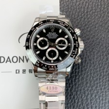 [로렉스] 남성용 신형 코스모그래프 데이토나 m126500ln 크로노그래프 40mm 오토매틱 Cal.4131타입 블랙 다이얼 rol5611