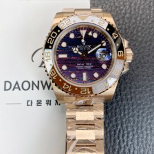 [로렉스] 남성용 지엠티 마스터 126715CHNR 타이거 아이언 18K 로즈골드 오토매틱 Cal.3285타입 브라운 다이얼 rol5613