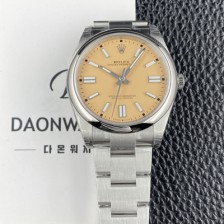 [로렉스] 남성용 904스틸 오이스터 퍼페추얼 m134300 오토매틱 칼리버 3230타입 41mm 메탈시계 베이지 다이얼 rol5621