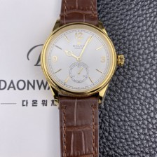 [로렉스]남성용 셀리느 1908 퍼페추얼 m52508 18K 옐우골드 39mm 오토매틱 Cal.7140타입 화이트 다이얼 rol5629