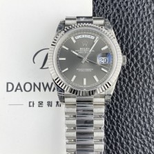 [로렉스] 남성용 New 데이데이트 m228239-0060 40mm 오토매틱 Cal.3255타입 그레이 다이얼 rol5635