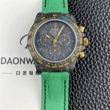 [로렉스]남성용 데이토나 DIW 포지드카본 커스텀 40미리 크로노그래프 오토매틱 Cal.4130 무브먼트 블랙 다이얼 rol5642