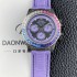 [로렉스]남성용 데이토나 DIW 포지드카본 커스텀 40미리 크로노그래프 다이아몬드 오토매틱 Cal.4130 무브먼트 블랙 퍼플 다이얼 rol5659