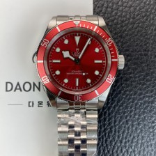 [튜더] 남성용 블랙베이 피프티에이트 41mm 오토매틱 2824무브먼트 버건디 다이얼 tud5130