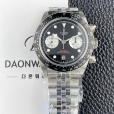 [튜더] 남성용 헤리티지 블랙베이 M79360N 크로노그래프 팬더 41mm 오토매틱 7750무브먼트 블랙 다이얼 tud5137