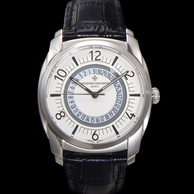 [바쉐론 콘스탄틴] 남성용 케드릴셀프 와인딩 4500S/000A-B195 41mm 오토매틱 Cal. 5100/1 타입 화이트 다이얼 vac1156