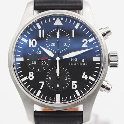 [아이더블유씨] 남성용 탑건 IW377709 블랙 다이얼 오토매틱 무브먼트 IWC0254