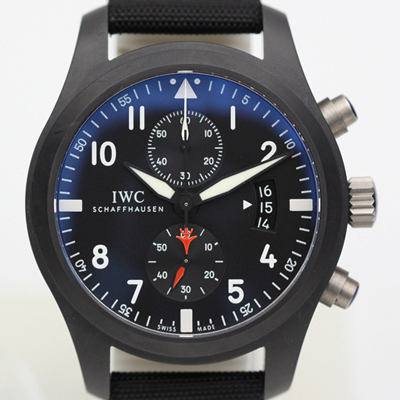 [아이더블유씨] 남성용 에디션 탑건 IW388001 세라믹 블랙다이얼 IWC0200