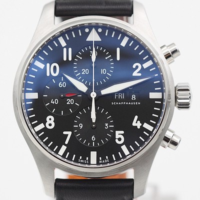 아이더블유씨 남성용 탑건 IW377709 블랙 다이얼 오토매틱 무브먼트 IWC0254 실사 이미지