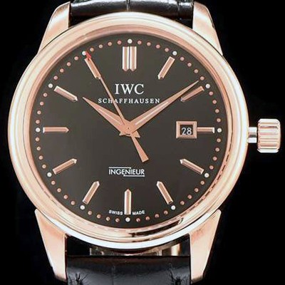 아이더블유씨 남성용 인게뉴어 블랙 다이얼 오토매틱 무브먼트 IWC0252 실사 이미지