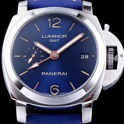 파네라이 남성용 루미노르 1950 3 데이스 pam00688 지엠티 오토매틱 Cal. P9001 무브먼트 블루 다이얼 PAN0220 실사 이미지