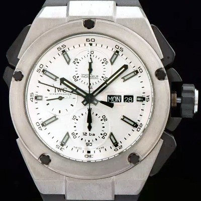 아이더블유씨 남성용 인제니어 화이트 다이얼 오토매틱 무브먼트 IWC0214 실사 이미지