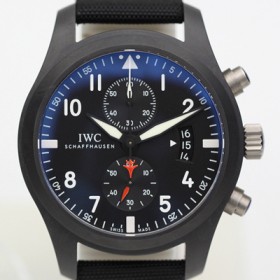 아이더블유씨 남성용 에디션 탑건 IW388001 세라믹 블랙다이얼 IWC0200 실사 이미지
