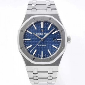 오데마피게 남성용 하이엔드 로얄오크 15400ST.OO.1220ST.03 오토매틱 Cal.3120타입 41mm 블루 와플 다이얼 aud6564 실사 이미지
