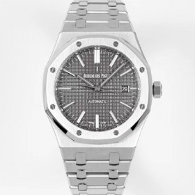 오데마피게 남성용 하이엔드 로얄오크 15400ST.OO.1220ST.04 오토매틱 Cal.3120타입 41mm 그레이 와플 다이얼 aud6565 실사 이미지