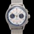 [브라이틀링] 남성용 프리미에르 AB0018A71G1P1 크로노그래프 7750 타입 오토매틱 42mm 메쉬밴드 화이트 다이얼 bre6011