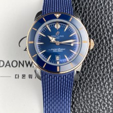 [브라이틀링] 남성용 슈퍼오션 해리티지 42mm 세라믹 베젤 오토매틱 B31타입 블루 다이얼 bre6074