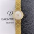 
[디올] 여성용 라디드 사틴 25mm 다이아몬드 18K 옐루골드 쿼츠 무브먼트 화이트 자게 다이얼 dio1001