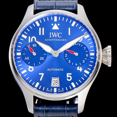아이더블유씨 남성용 빅 파일럿 워치 46미리 IW501008 오토매틱 무브먼트 블루다이얼 IWC48492 실사 이미지