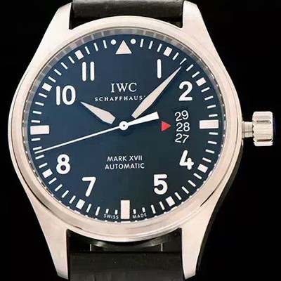 아이더블유씨 남성용 파일럿 오토매틱 워치 마크 17 블랙다이얼 IWC0415 실사 이미지
