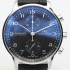 [아이더블유씨] 남성용 2017년 업그레이드! 포르투기즈 IW371447 블랙 다이얼 IWC0240