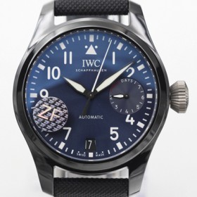 IWC 남성용 파일럿 탑건 7days IW502003 세라믹 블루 다이얼 오토매틱 무브먼트 IWC0211 실사 이미지
