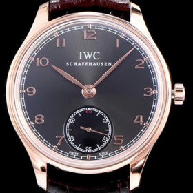 아이더블유씨 남성용 포르투기즈 최고급버전 IW545406 18k 로즈골드 블랙 다이얼 IWC0200 실사 이미지