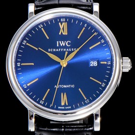 아이더블유씨 남성용 포르투피노 40미리 IW356523 오토매틱 무브먼트 블루다이얼 IWC14855 실사 이미지