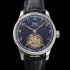 [아이떠블유씨] 남성용 포르투기저 핸드 와인드 투르비옹 42.4mm 가죽줄 블랙 다이얼 iwc71022