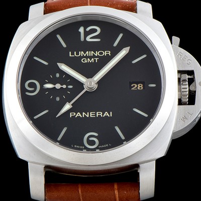 파네라이 남성용 루미노르 1950 지엠티 PAM00320 3Days 오토매틱 Cal. P.9001 무브먼트 블랙 다이얼 PAN1213 실사 이미지