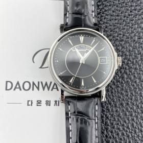 파텍필립 남성용 칼라트라바 5153G 가죽줄 38mm 오토매틱 Cal.324 타입 블랙 다이얼 pat2280 실사 이미지
