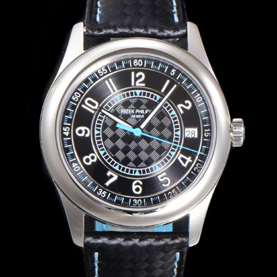 파택필립 남성용 칼라트라바 Ref.6007G-011 오토매틱 Cal.324 타입 40mm 가죽줄 블랙다이얼 pat78243 실사 이미지