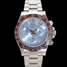 [로렉스] 남성용 코스모그래프 데이토나 플래티넘 m116506-0002 세라믹 베젤 40mm 크로노그래프 7750 오토매틱 무브먼트 아이스 블루 다이얼 rol5322