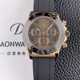 로렉스 남성용 신형 코스모그래프 데이토나 m116515ln 크로노그래프 18K 로즈골드 40mm 오토매틱 Cal.4131타입 초콜렛 다이얼 rol5608 실사 이미지