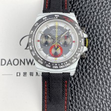[로렉스]남성용 데이토나 DIW 포지드카본 커스텀 40미리 크로노그래프 오토매틱 Cal.4130 무브먼트 그레이 다이얼 rol5656