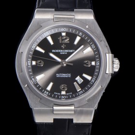 바쉐런 콘스탄틴 남성용 오버시즈 오토매틱 9015타입 42mm 가죽줄 블랙다이얼 vac89162 실사 이미지